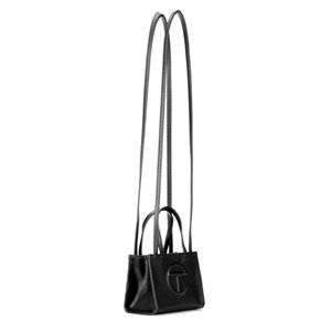 HARD TO GET TELFAR SMALL BLACK SHOPPER
